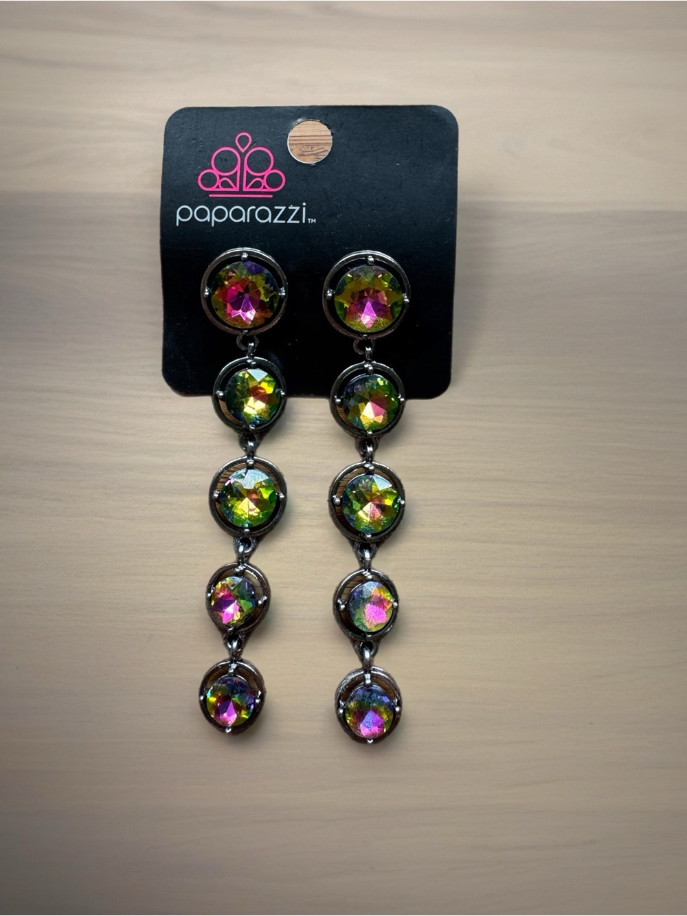 Paparazzi Oil Spill Dangle Earrings